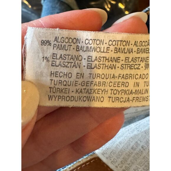 Zara Woman Shorts Women 4 Blue Premium Selvedge Denim Distressed Jean Shorts - Picture 10 of 10